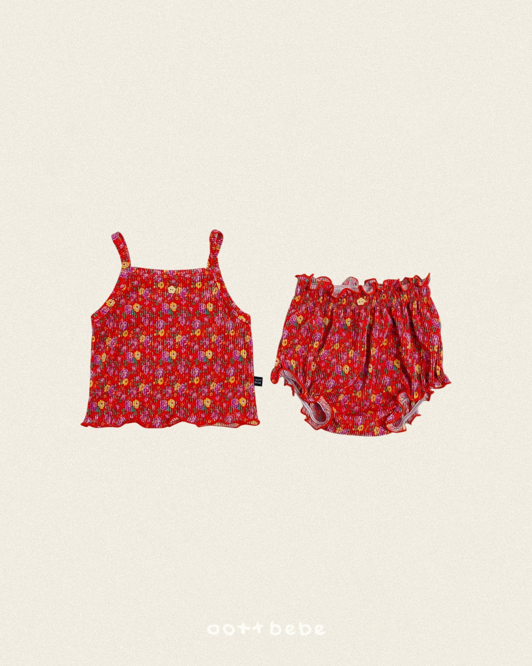 [PRE-ORDER] Flower Pleats Baby Set