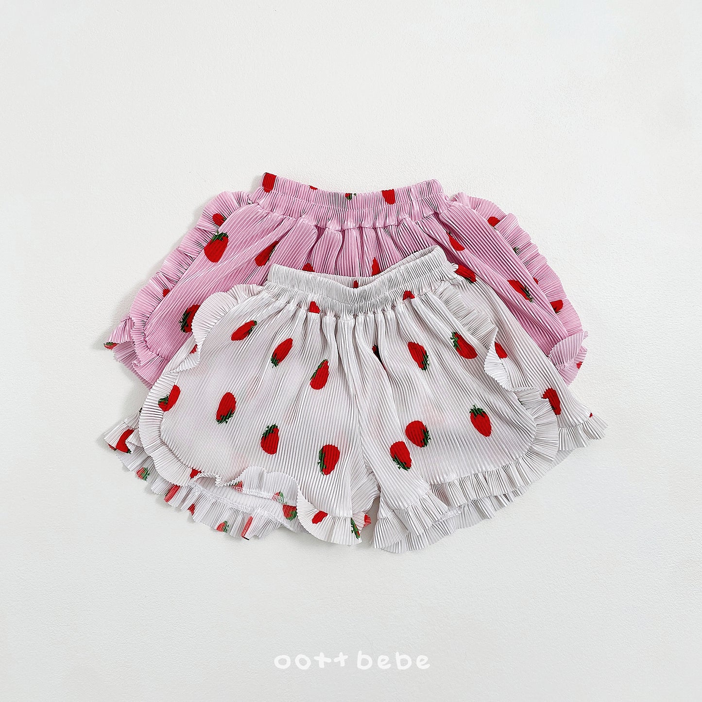 [PRE-ORDER] Sweet Berry Pleats Top Bottom Set