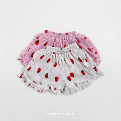 [PRE-ORDER] Sweet Berry Pleats Top Bottom Set