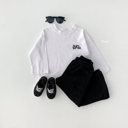 [PRE-ORDER] Black Button T-Shirts