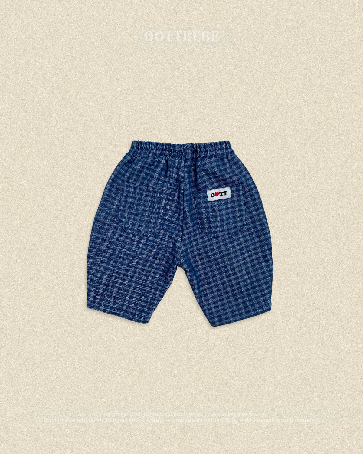 [PRE-ORDER] Denim Check Pants