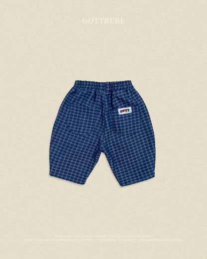 [PRE-ORDER] Denim Check Pants
