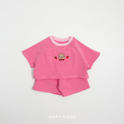 [PRE-ORDER] Strawberry Choco Top Bottom Set