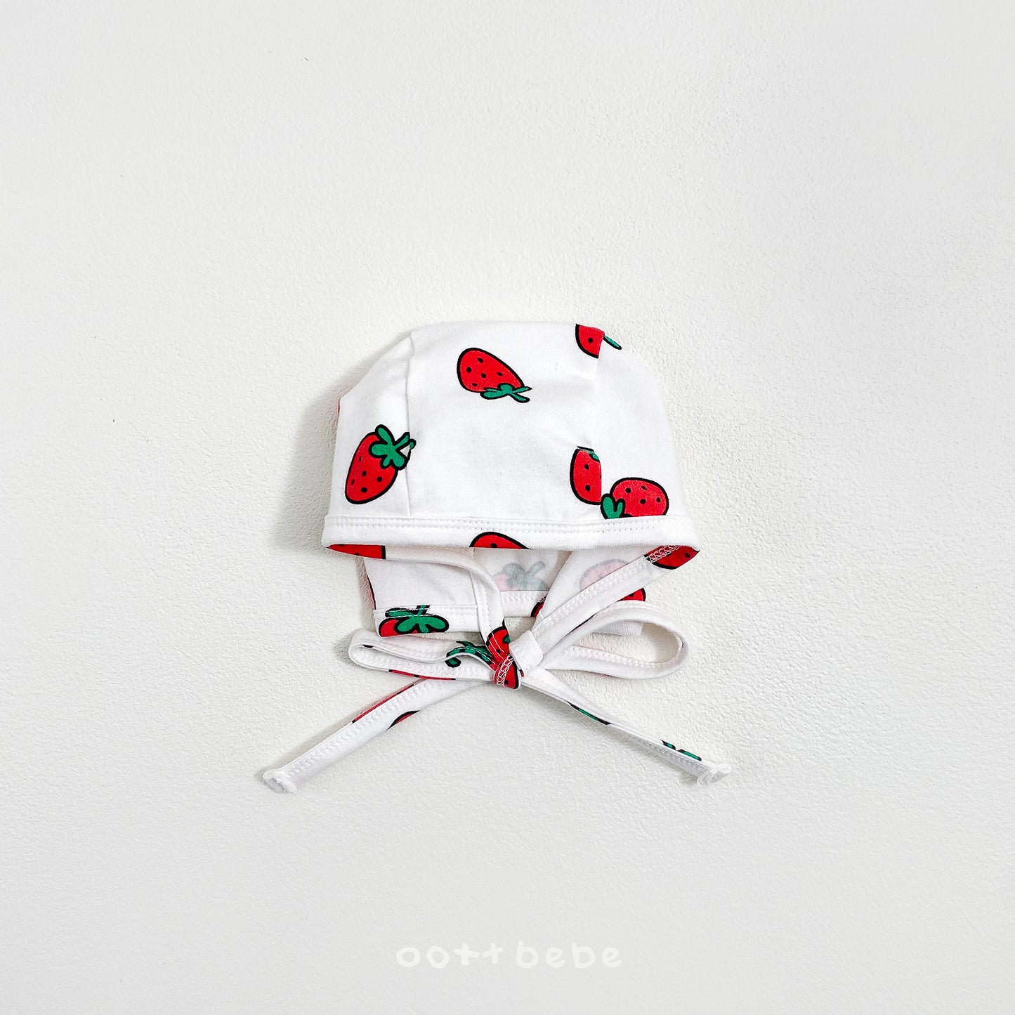 [PRE-ORDER] Strawberry Body Suit + Bonnet Set
