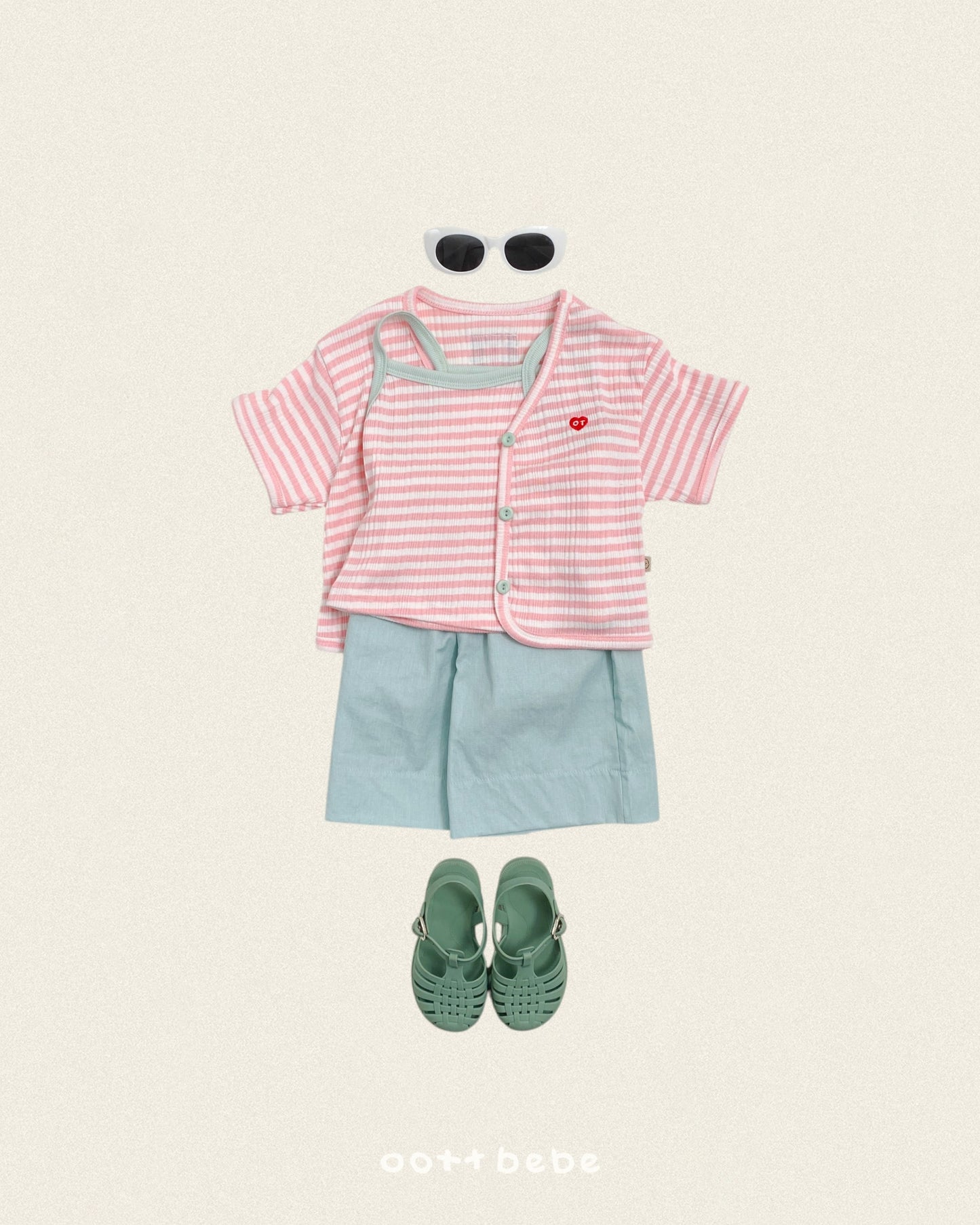 [PRE-ORDER] Knit Ribbed Tank Top + Cardigan Set