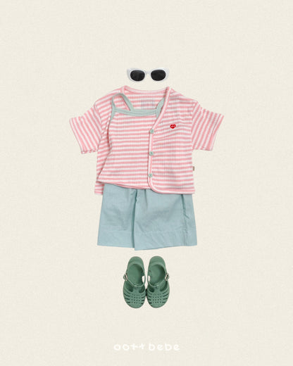 [PRE-ORDER] Knit Ribbed Tank Top + Cardigan Set