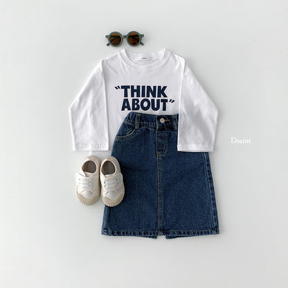 [PRE-ORDER] Half Open Denim Skirts