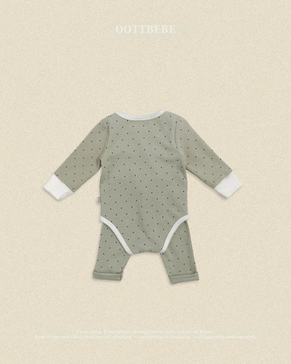[PRE-ORDER] Shushu Dot Body Suit + Leggings Set