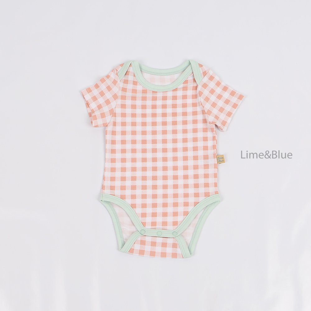 [PRE-ORDER] Summer Check Check Body Suit