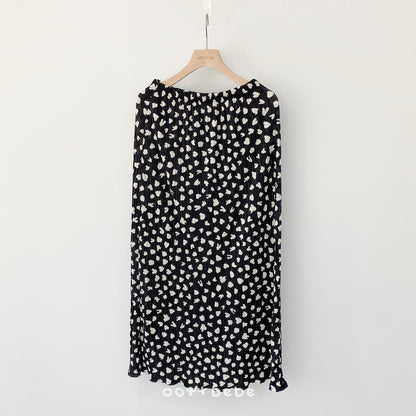 [PRE-ORDER] Petite Leopard Pleats Mom Skirts