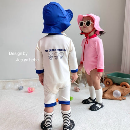 [PRE-ORDER] Vanilla Swim Suit + Hat Set