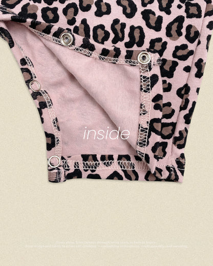 [PRE-ORDER] Little Leopard Body Suit + Bonnet Set
