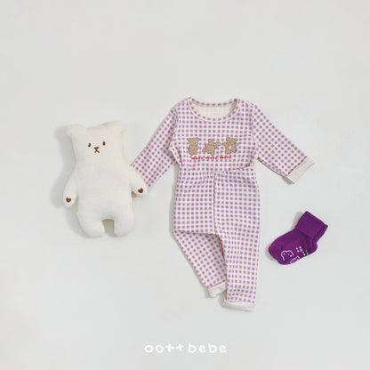 [PRE-ORDER] Check Bear Home Wear Set