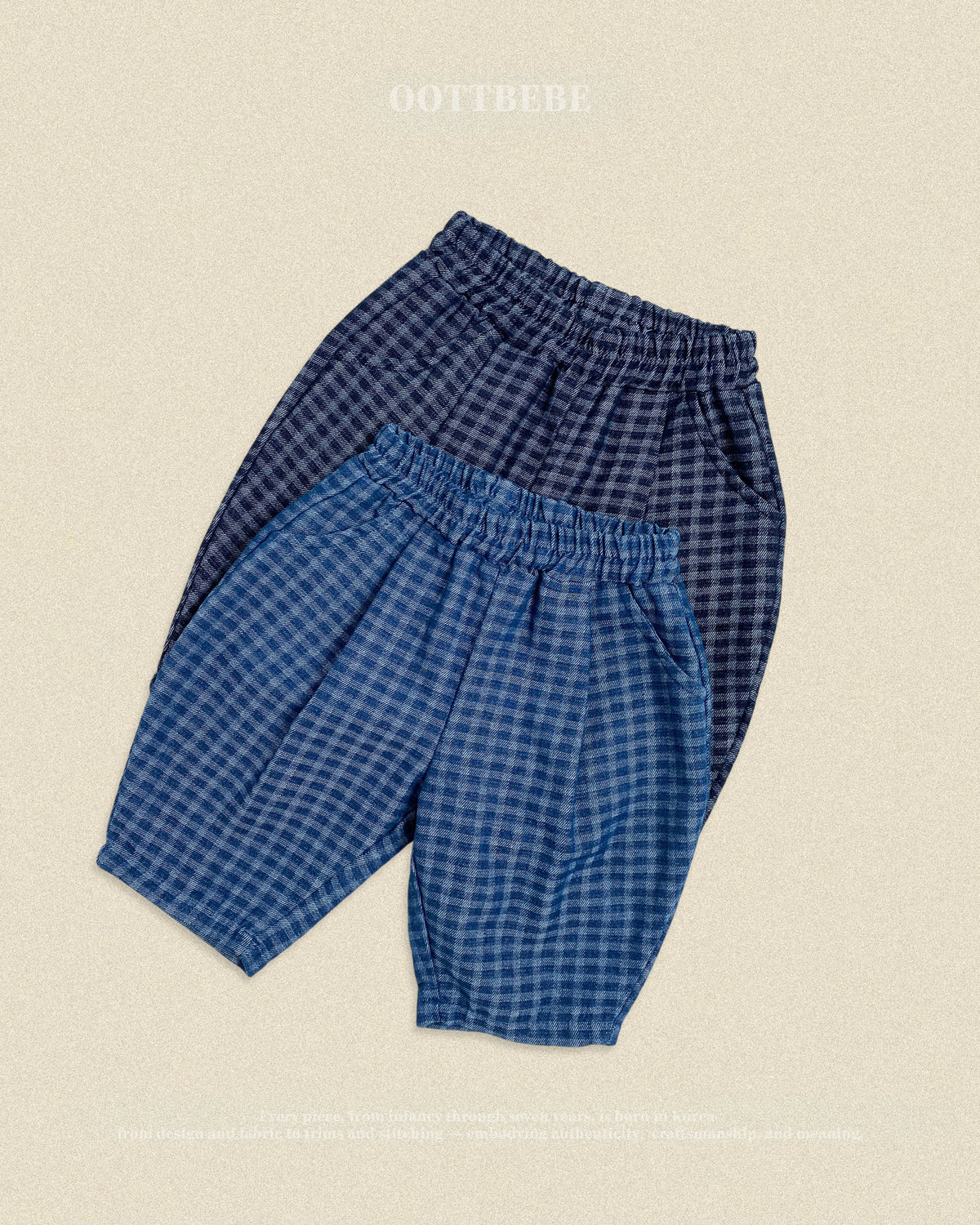 [PRE-ORDER] Denim Check Pants