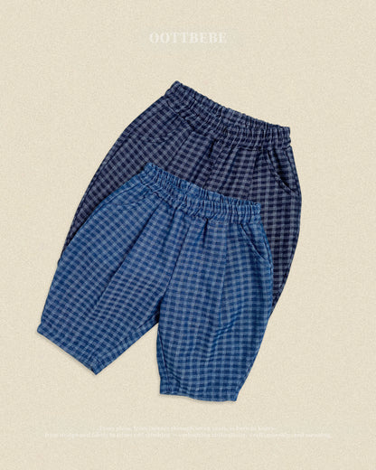 [PRE-ORDER] Denim Check Pants
