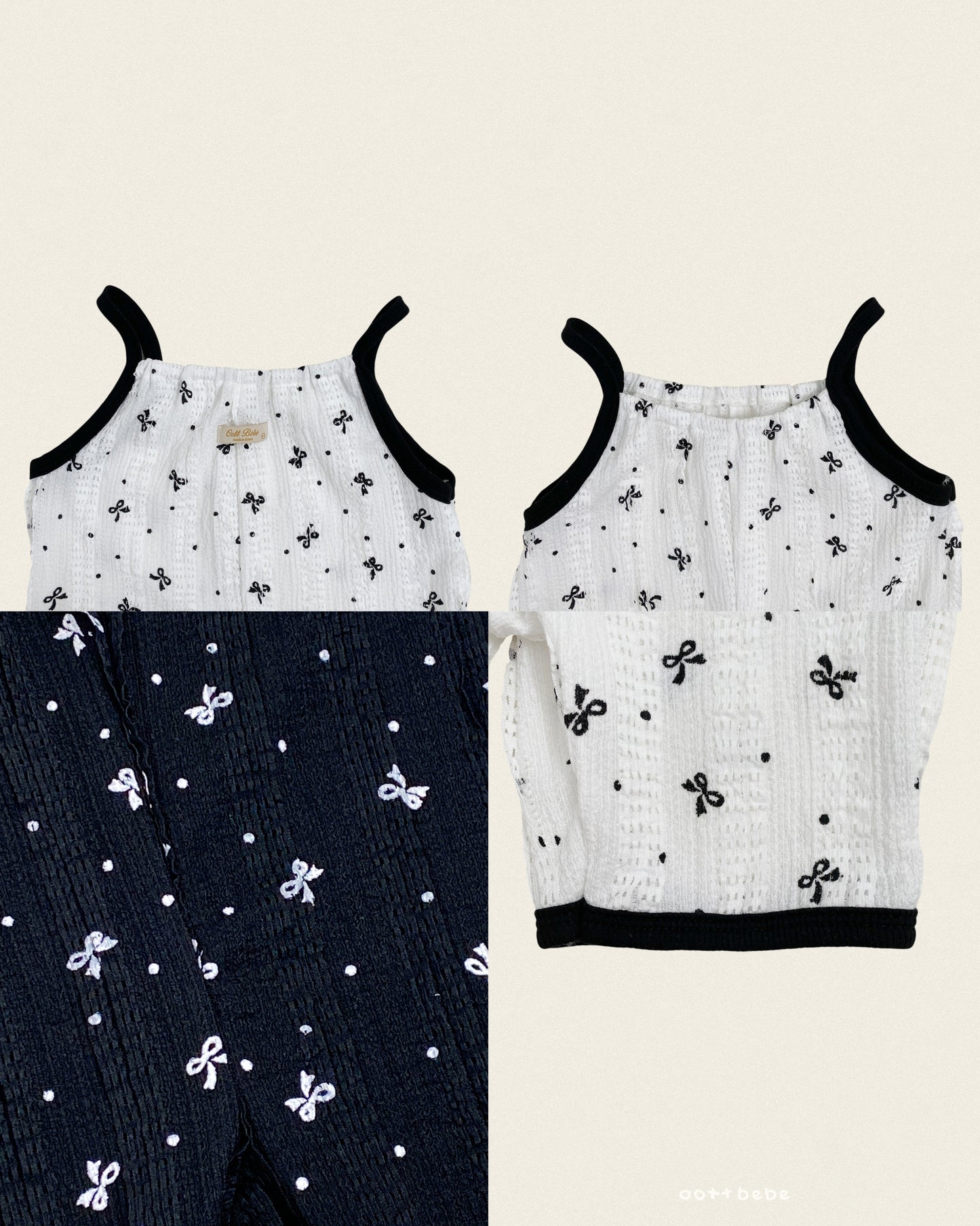 [PRE-ORDER] Ribbon Lace Overalls