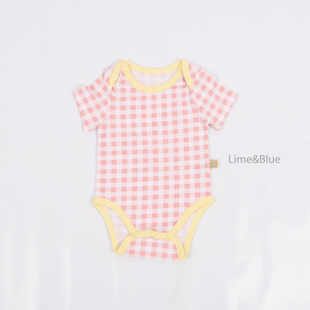 [PRE-ORDER] Summer Check Check Body Suit