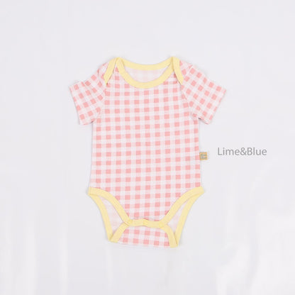 [PRE-ORDER] Summer Check Check Body Suit