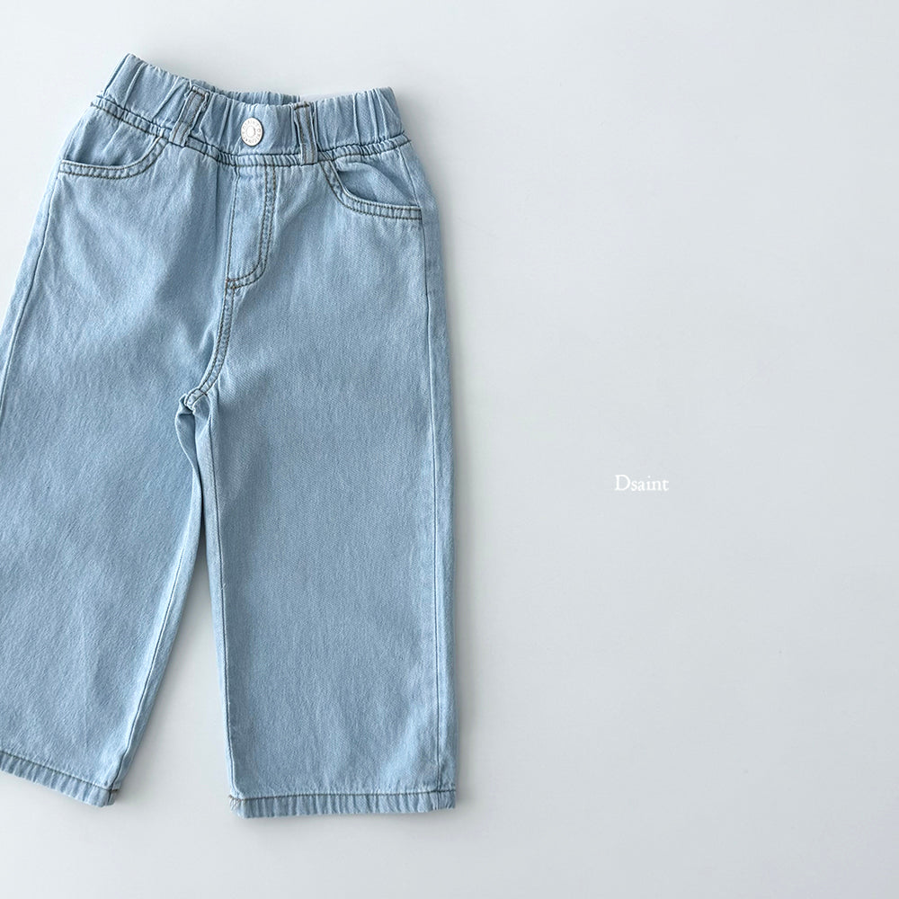 [PRE-ORDER] Cool Wide Denim Pants
