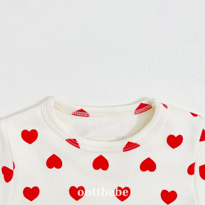 [PRE-ORDER] Heart Body Suit + Bonnet Set