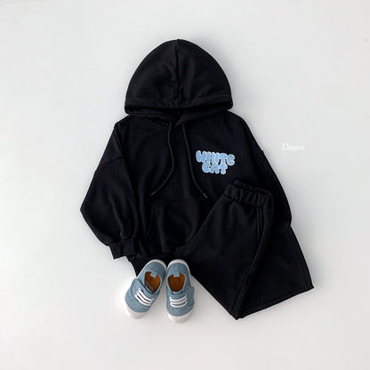 [PRE-ORDER] White Cat Hoodie Top Bottom Set
