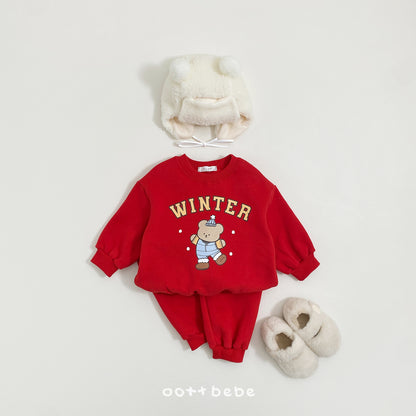 [PRE-ORDER] Winter Bear Top Bottom Set