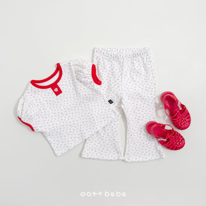 [PRE-ORDER] Lovely Eyelet Top Bottom Set