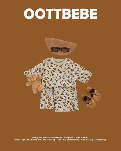 [PRE-ORDER] Leopard Knit Top Bottom Set