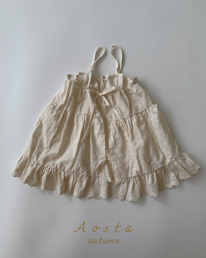 [PRE-ORDER] Lace Cotton Open Dress