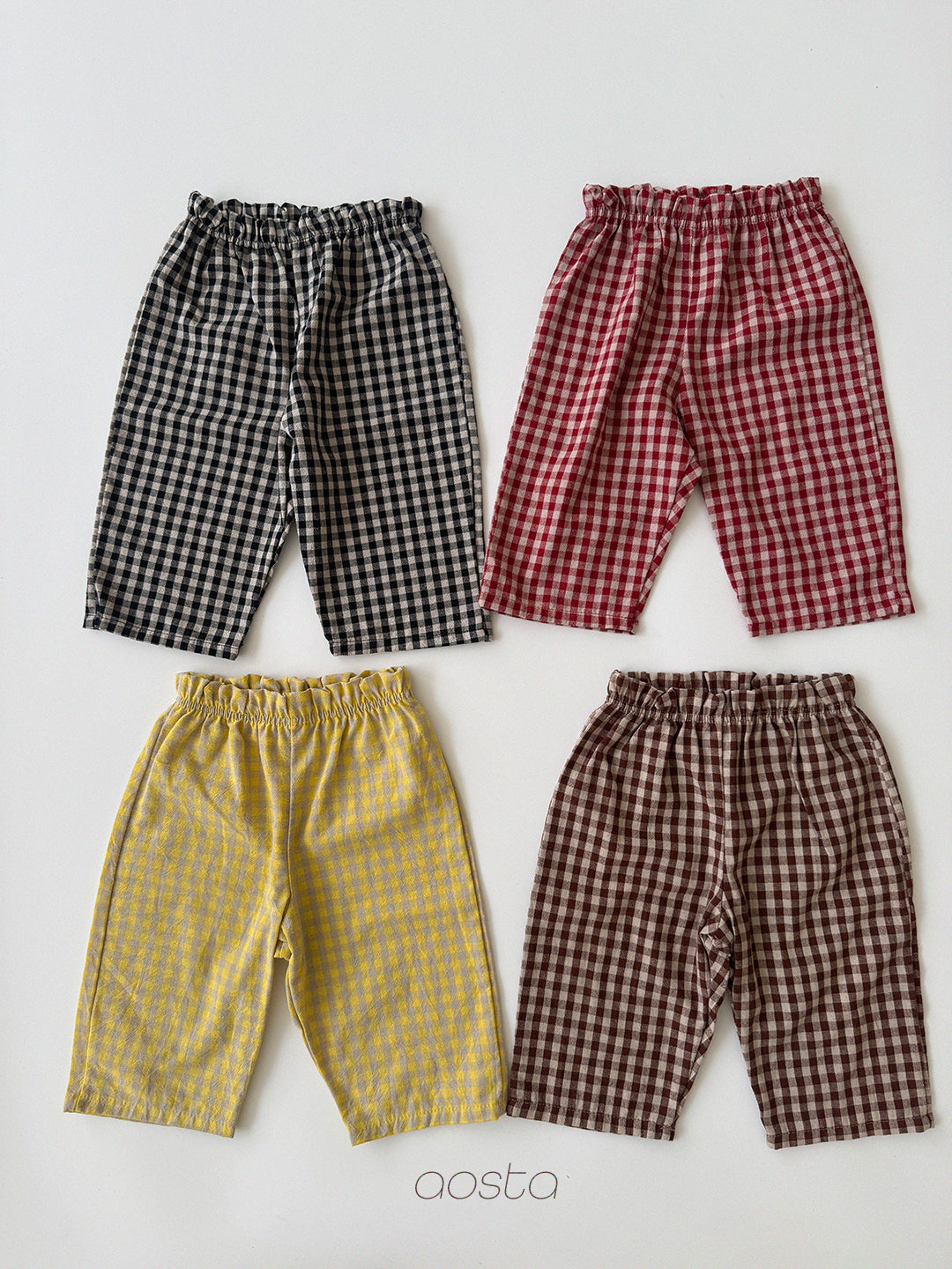 [PRE-ORDER] Caramel Check Pants