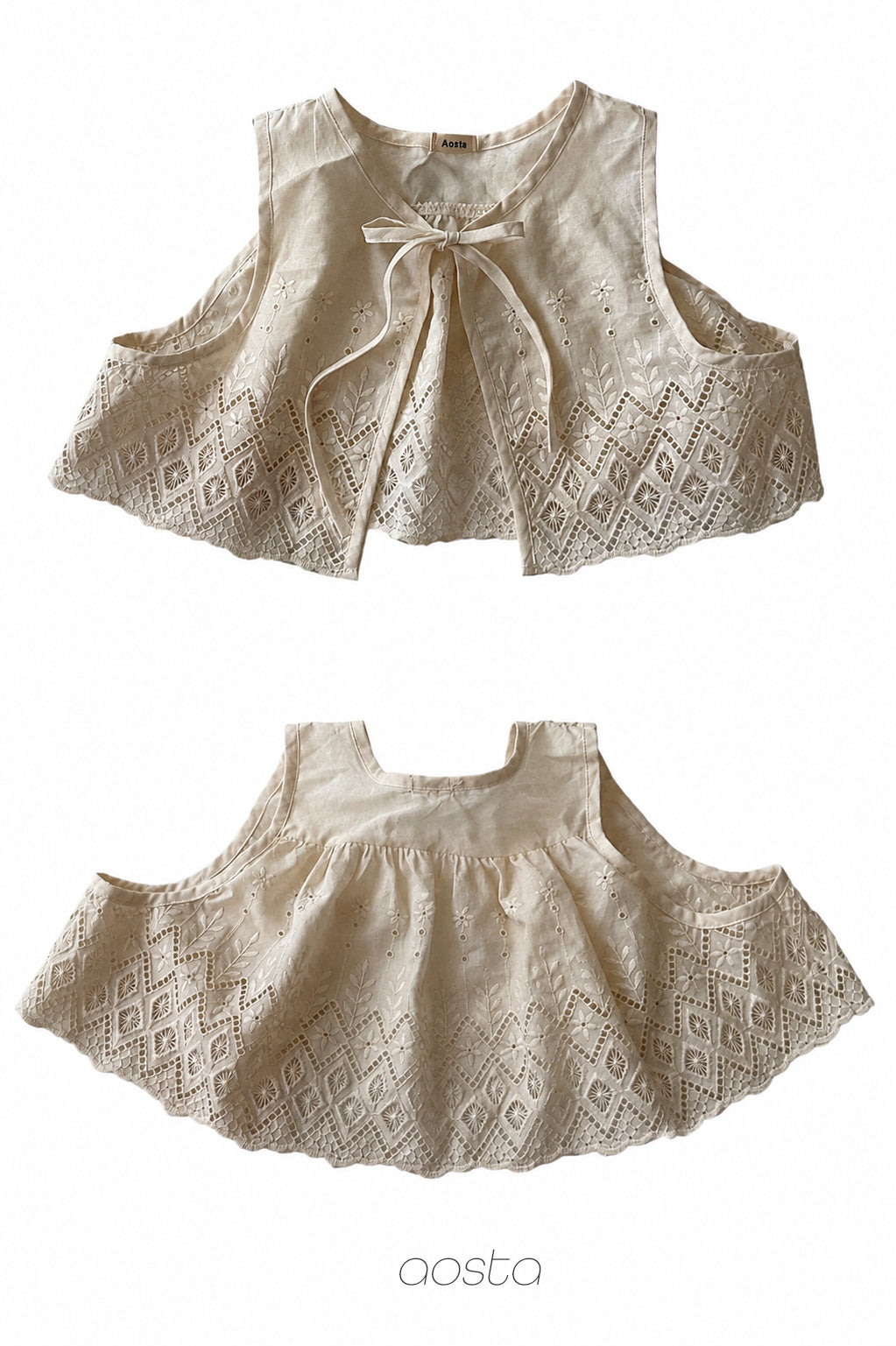 [PRE-ORDER] Lace Jenny Open Vest