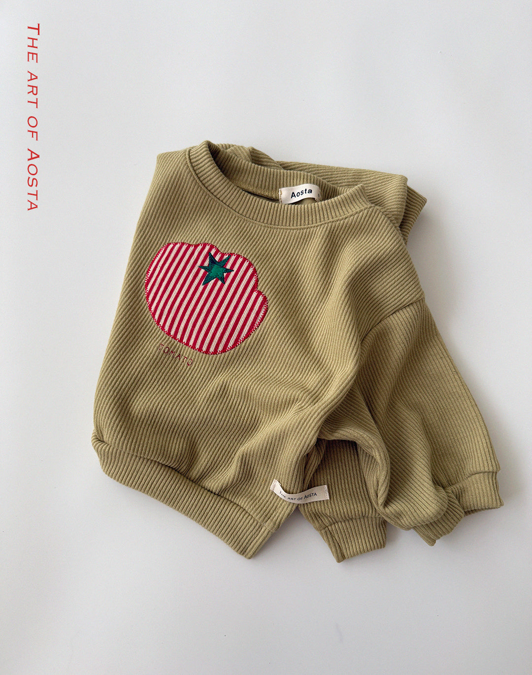 Tomato Sweatshirts [Ivory/M(1-2yr)]