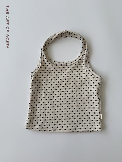 [PRE-ORDER] Choco Chip Halter Neck Top