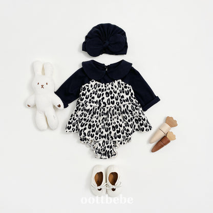 [PRE-ORDER] Leopard Baby Top Bottom Set