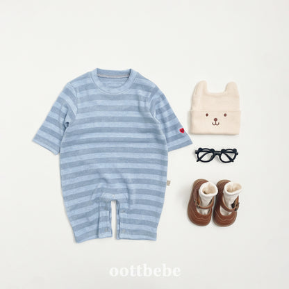 [PRE-ORDER] Mix Stripe Body Suit