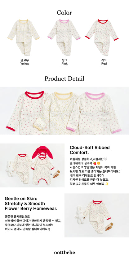 [PRE-ORDER] Flower Berry Home Wear Set