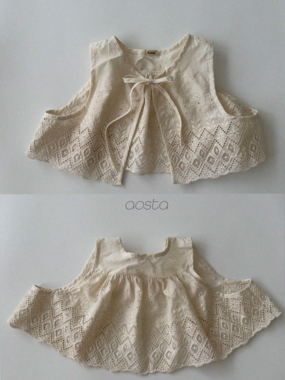 [PRE-ORDER] Lace Jenny Open Vest