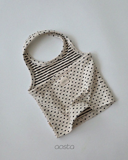 [PRE-ORDER] Choco Chip Halter Neck Top