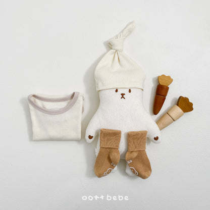[PRE-ORDER] French Eyelet Body Suit + Bonnet Set