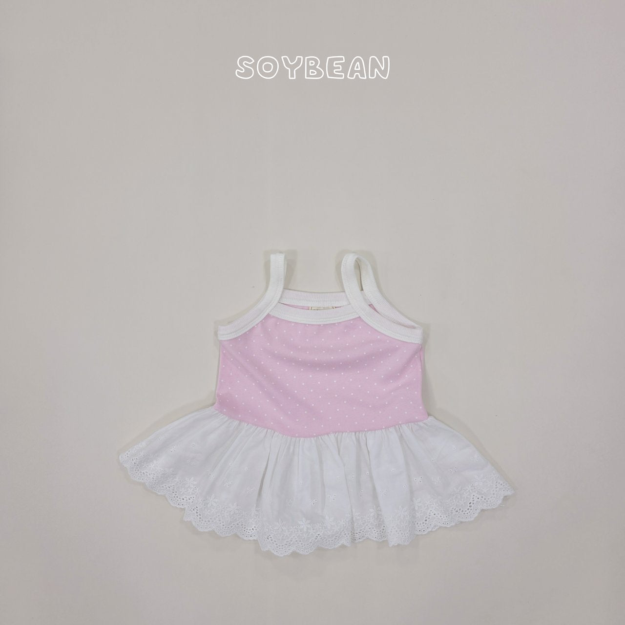 [PRE-ORDER] Strap Dot Frill Top