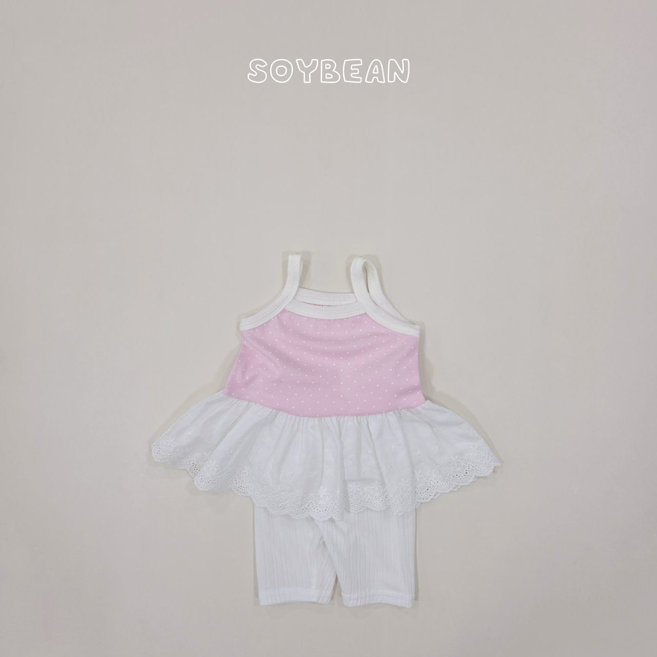 [PRE-ORDER] Strap Dot Frill Top