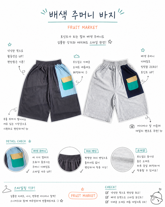 [PRE-ORDER] Color Pocket Pants