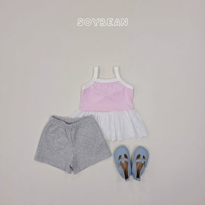 [PRE-ORDER] Strap Dot Frill Top