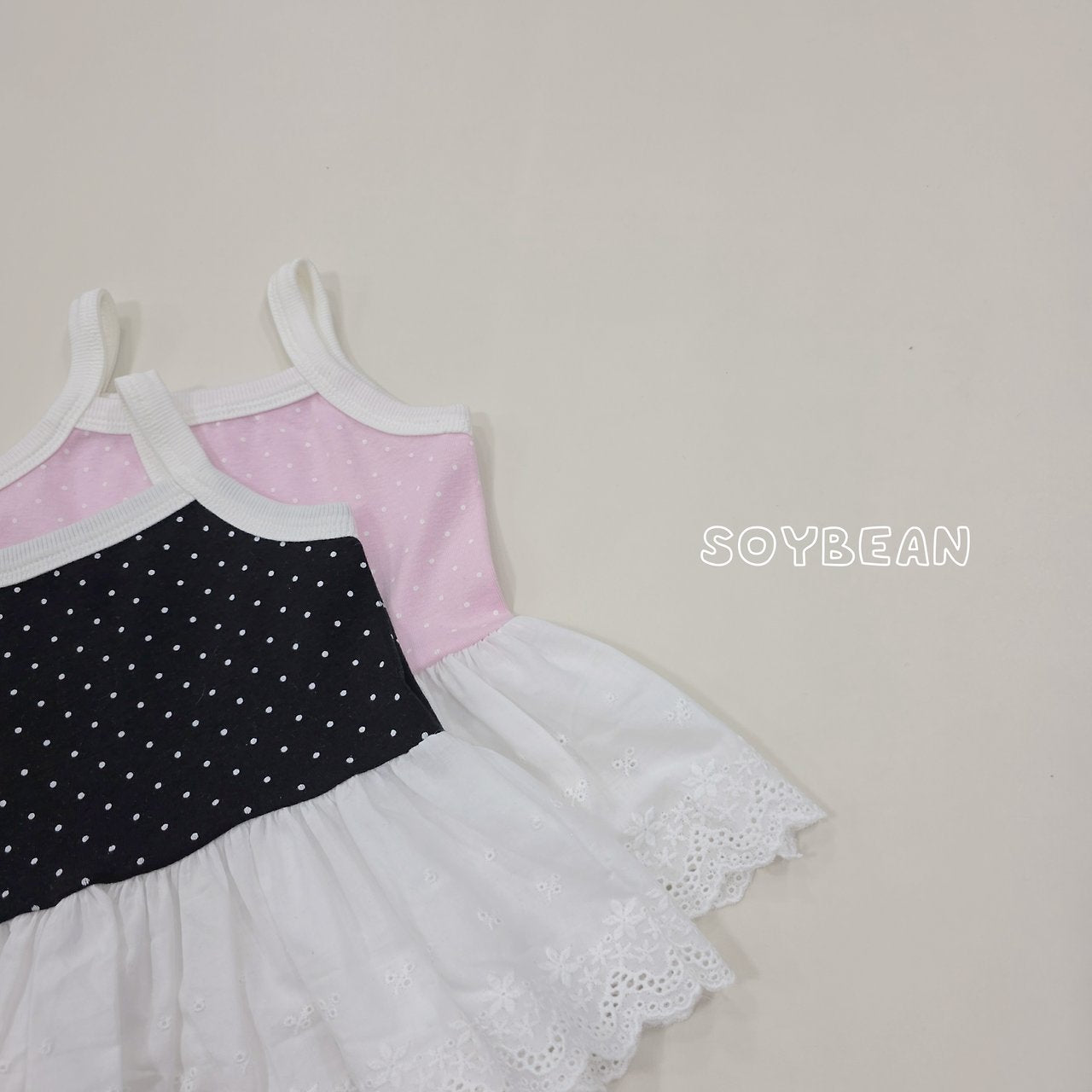 [PRE-ORDER] Strap Dot Frill Top