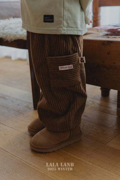 [PRE-ORDER] Corduroy Cargo Jogger Pants