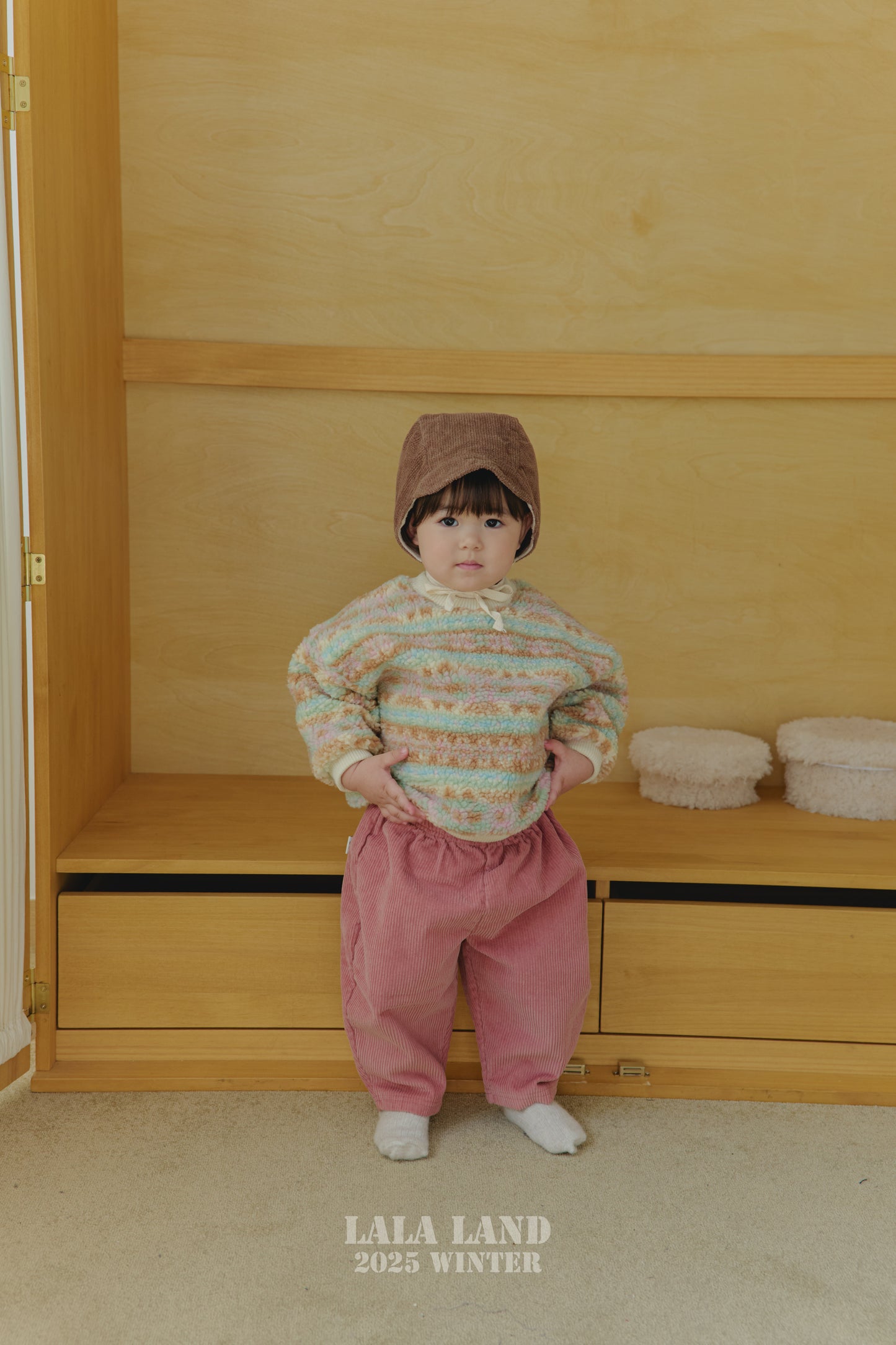 [PRE-ORDER] Corduroy Fleece Bonnet