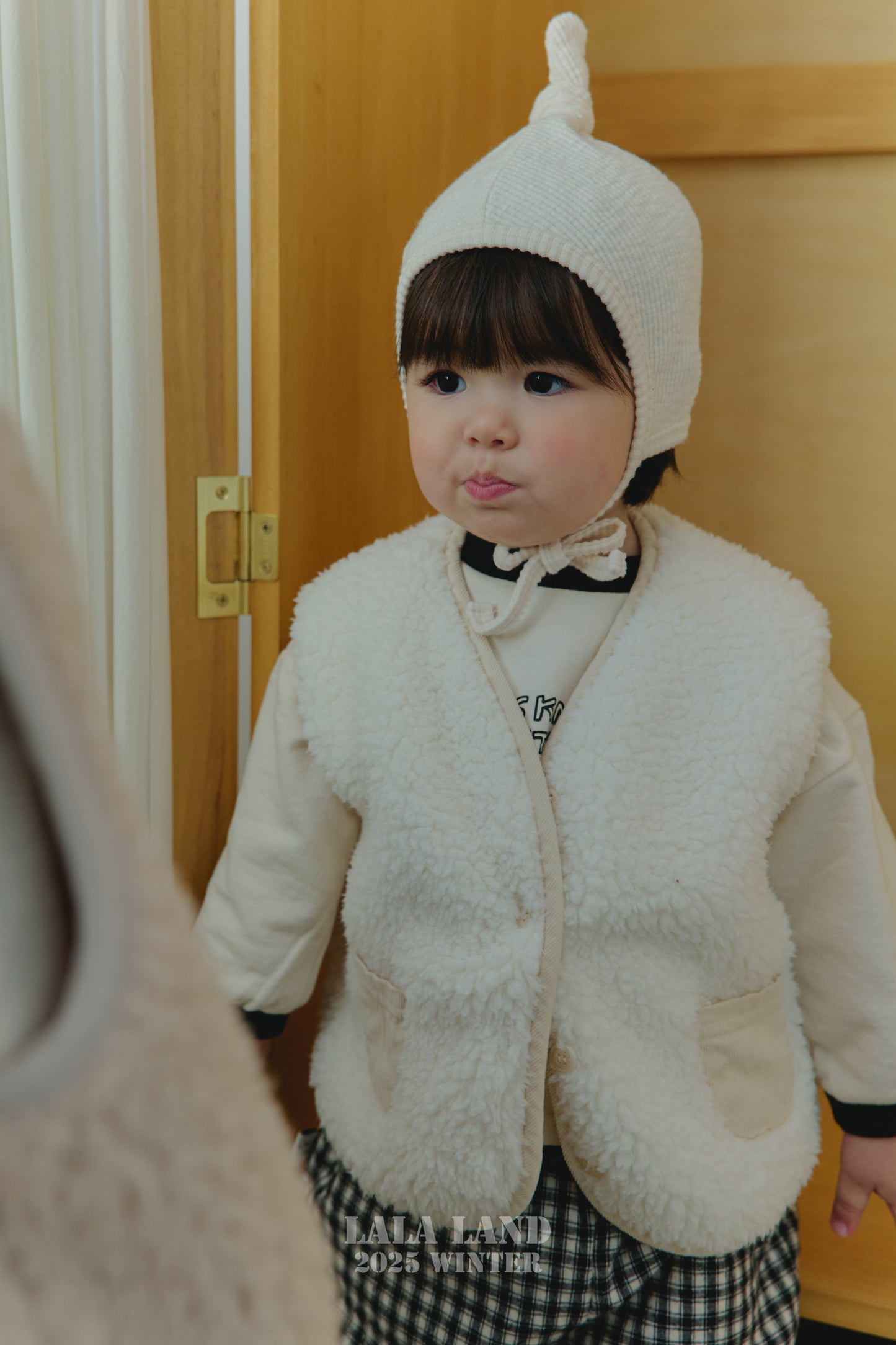 [PRE-ORDER] Peach Tie Bonnet