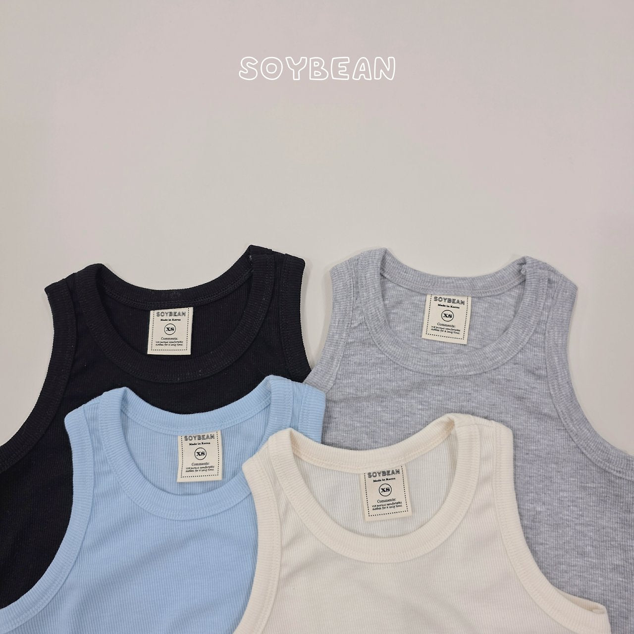 [PRE-ORDER] Summer Ribbed Sleeveless T-Shirts