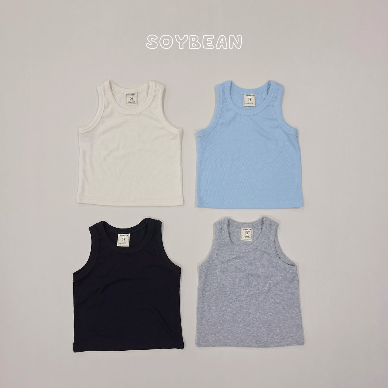 [PRE-ORDER] Summer Ribbed Sleeveless T-Shirts