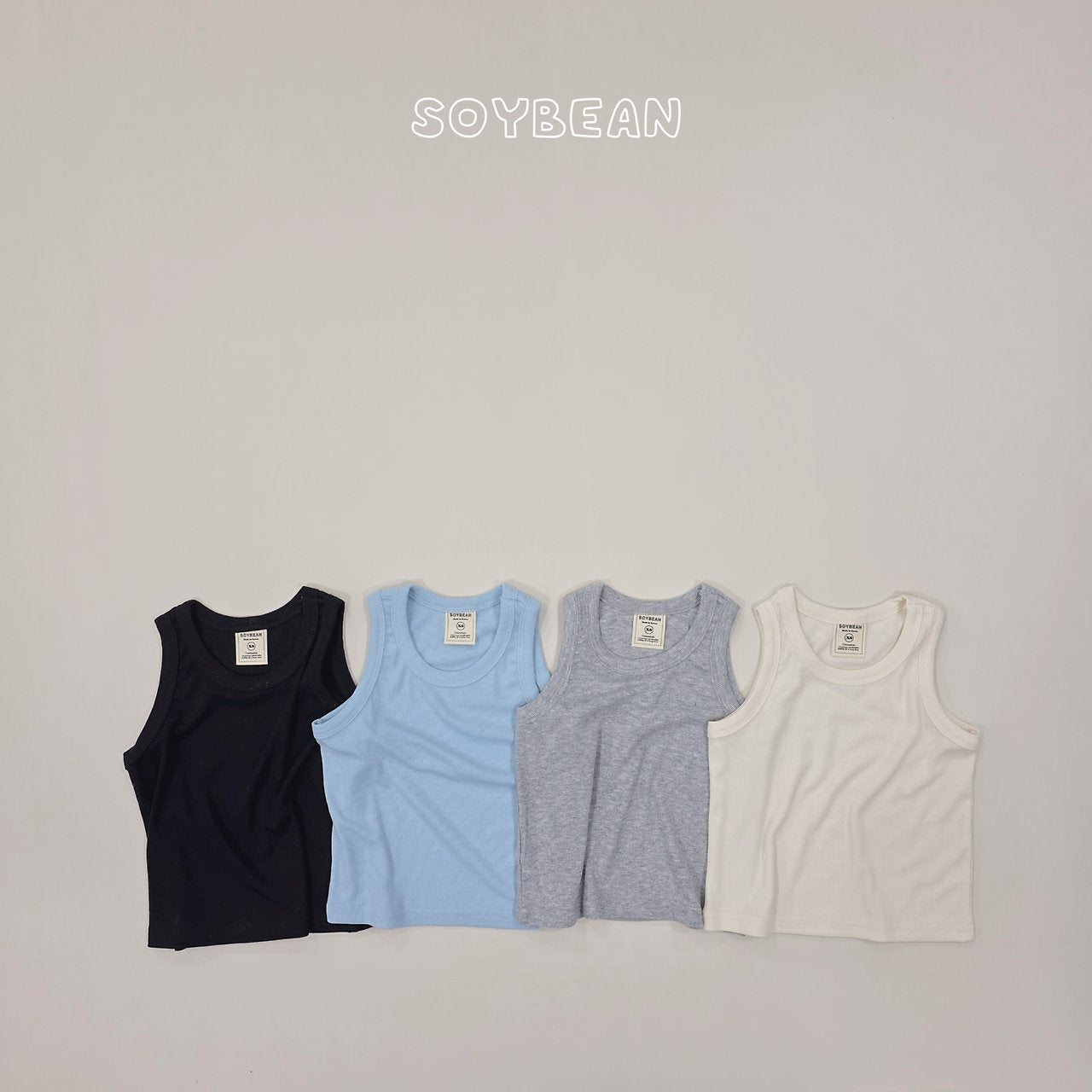 [PRE-ORDER] Summer Ribbed Sleeveless T-Shirts